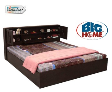 India Desire : Buy Big Home Lucas Queen Size Hydraulic Storage Bed At Rs 19399 From Snapdeal